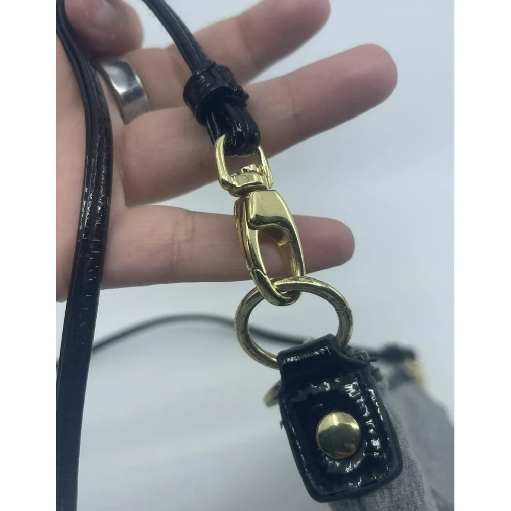 Disney Parks Mickey Mouse‎ Small Crossbody Bag Gray Red Sequin Removeable Strap
